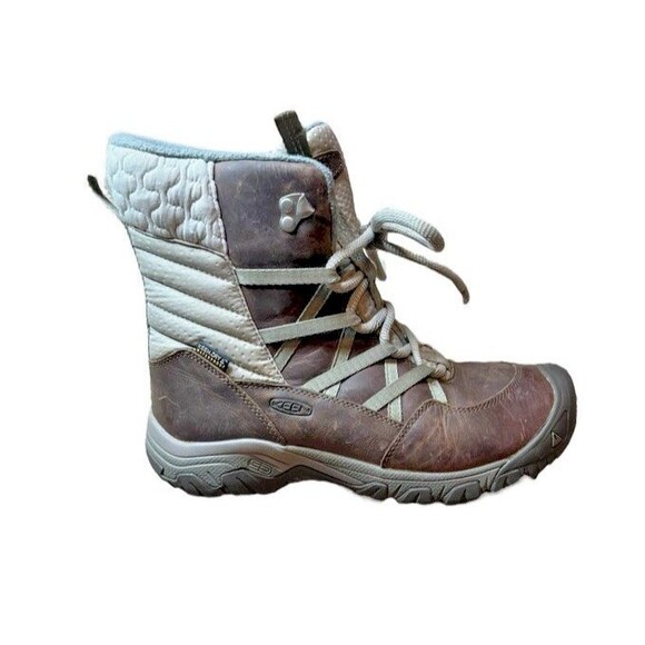 KEEN HooDoo III Leather Waterproof Winter Boots Womens Size US 7.5/EU 38 *READ* - Picture 1 of 11